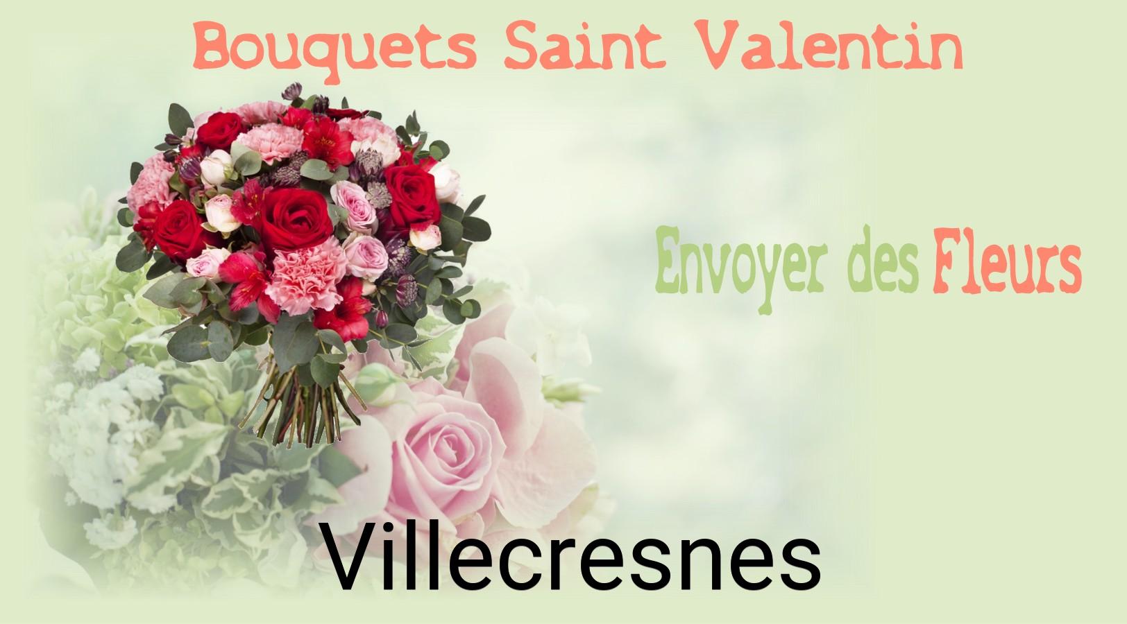Roses de Saint-Valentin livrées à Villecresnes